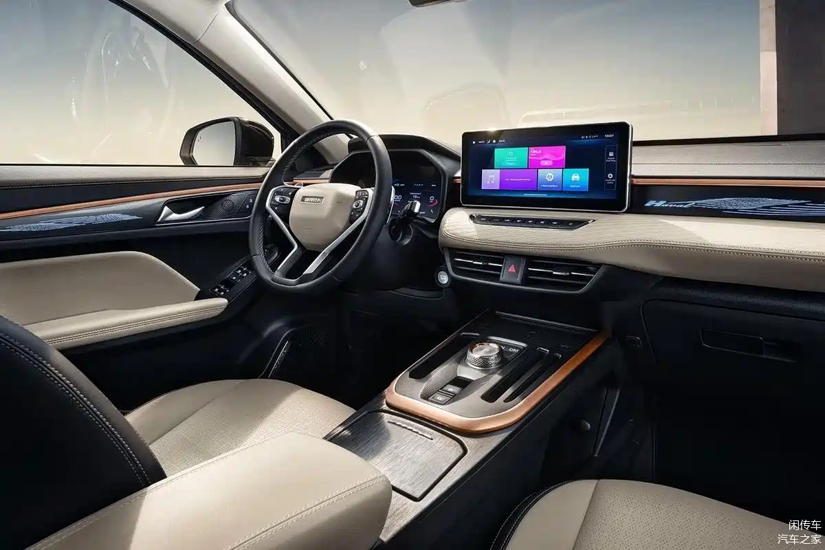 Haval Jolion 2024 — интерьер с красной отделкой